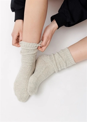 Winter socks Egret Melange Moshi Moshi 